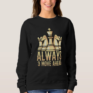 Sudadera Siempre 3 Avanzar Para Jugadores De Ajedrez