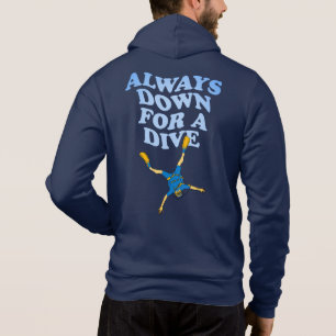 Sudadera Siempre Abajo Para Una Buceo Divertido buceo Scu
