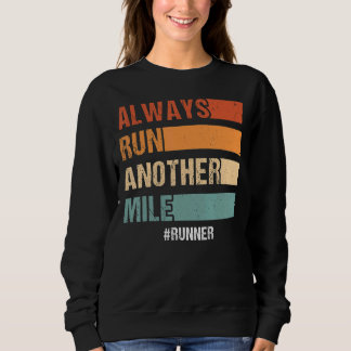 Sudadera Siempre Corre Otra Milla Media Marathon Fitness Ru