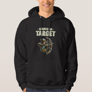 Sudadera Siempre En Blanco Archer Bow Arrow Archery Sports