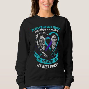 Sudadera Siempre en Nuestras Mentes Conciencia sobre el Sui