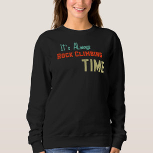Sudadera Siempre Es El Tiempo De Escalada De Rock Hombres M