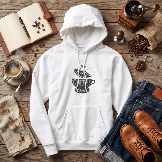 Sudadera Siempre Es Hora De Café (Subido por el creador)