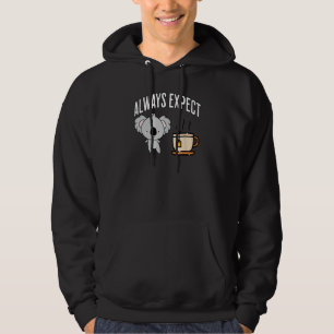 Sudadera Siempre espera el divertido diseño de un juego de 