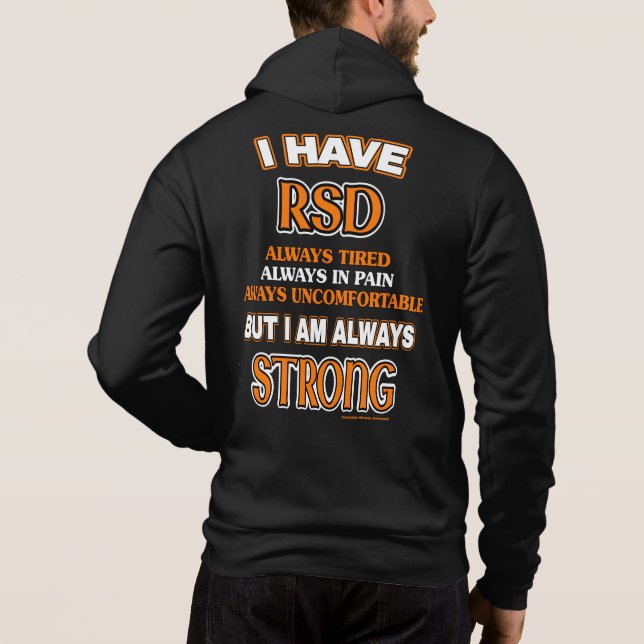 Sudadera Siempre Fuerte...RSD (Reverso)