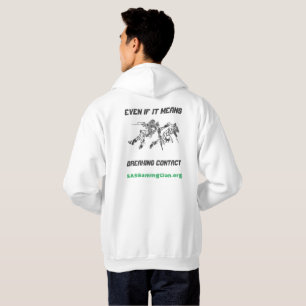 Sudadera Siempre hacia delante (blanco)