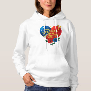 Sudadera Siempre Hoodie Corazón romántico y Des clave