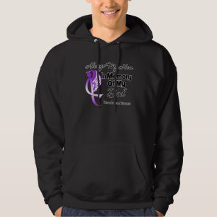 Sudadera Siempre mi héroe en papá de la memoria - cáncer