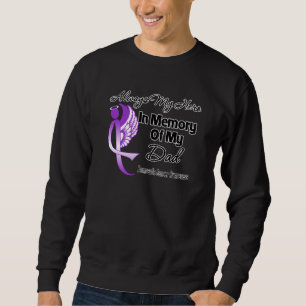 Sudadera Siempre mi héroe en papá de la memoria - cáncer