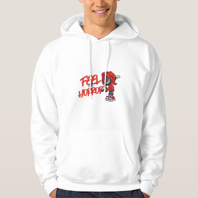 Sudadera Siente el horror (Anverso)