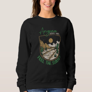 Sudadera Siente La Vigencia Del Desierto De La Puesta Del S