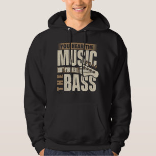 Sudadera Sientes el Bajo, Bajista Músico de Guitarra Bajo G