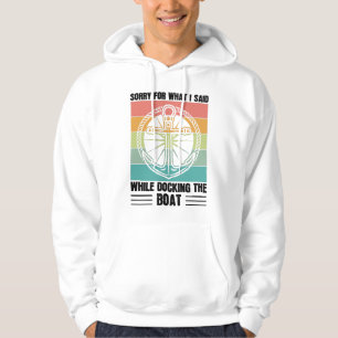 Sudadera Siento lo que dije mientras atracaba el Retro de B