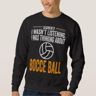 Sudadera Siento no haber escuchado que estaba pensando en B
