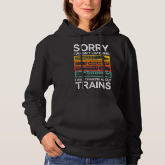 Sudadera Siento No Haber Escuchado Que Pensaba En Tren.