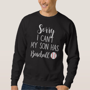 Sudadera Siento no poder tener a mi hijo béisbol