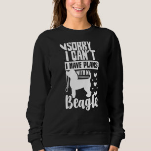 Sudadera Siento no poder tener planes con mis beagles beagl