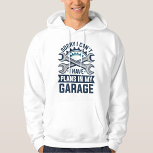 Sudadera Siento no poder tener planes en mi garaje