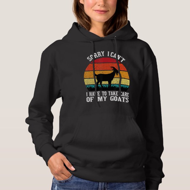 Sudadera Siento No Tener Que Cuidar A Mis Cabras 1 (Anverso)