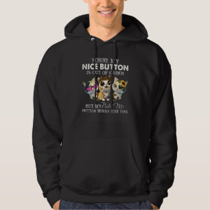 Sudadera Siento Que Mi Botón Bonito No Esté En Orden Cat