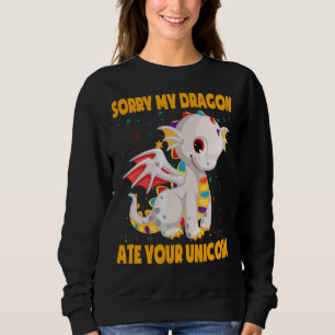 Sudadera Siento que mi dragón se haya comido tu monorte Dra
