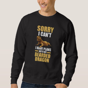 Sudadera Siento Tener Planes De Reptiles Dragónicos Con Cab