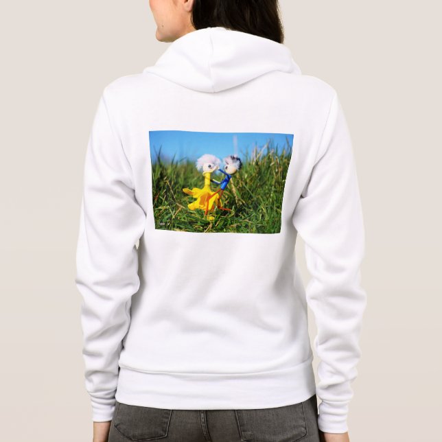 Sudadera Sierlijk dansend actief Fubby poppetjes stel. (Reverso)