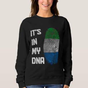 Sudadera Sierra Leona está en mi orgullo africano con bande