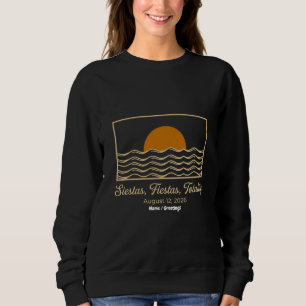 Sudadera Siestas Fiestas Totalidad España Eclipse Solar 202