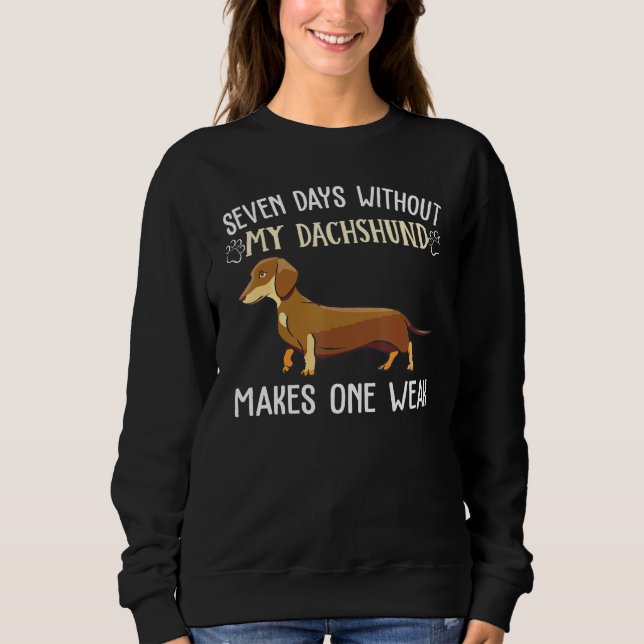 Sudadera Siete días sin ropa de perro cachorro Owne (Anverso)