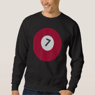 Sudadera Siete Equipo Número 7 Lucky Brown Ball Billiards P
