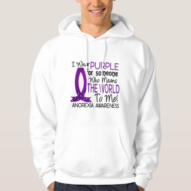 Sudadera Significa el mundo a mí anorexia (Anverso)