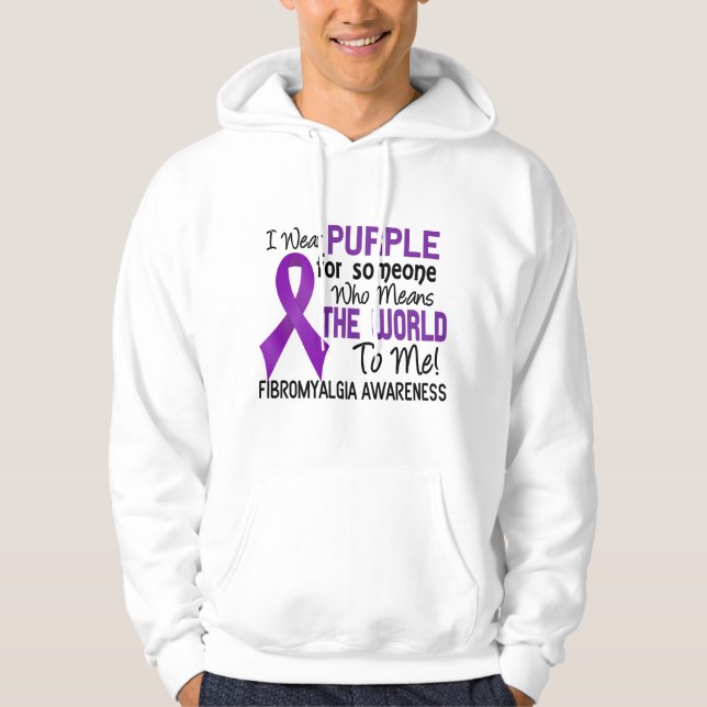Sudadera Significa el mundo a mí el Fibromyalgia 2 (Anverso)