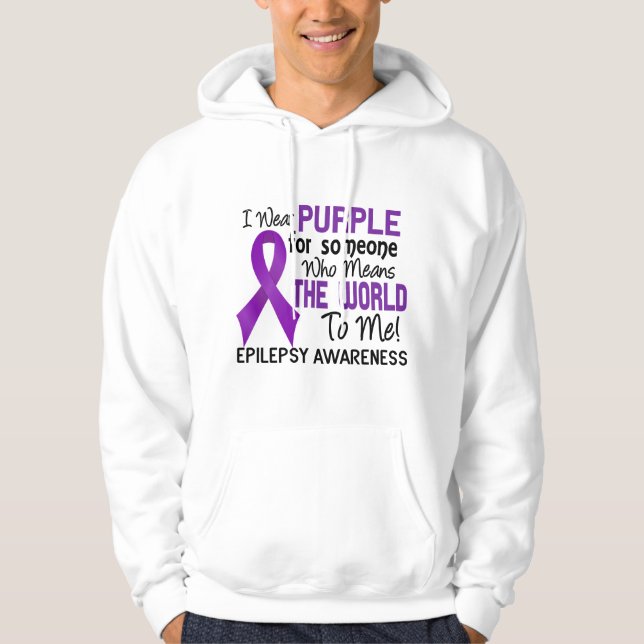 Sudadera Significa el mundo a mí la epilepsia 2 (Anverso)