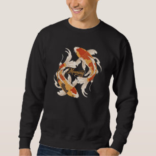 Sudadera Significado – Pez Koi Símbolo de Crecimiento, Insp