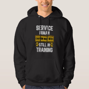 Sudadera Signo de advertencia Servicio-Cautela humana puede