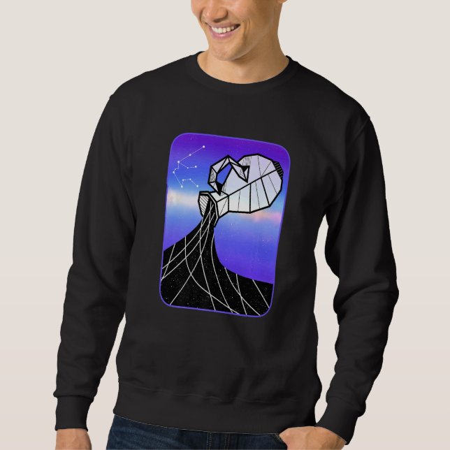 Sudadera Signo de estrella de saltos acuáticos de Aquarius  (Anverso)
