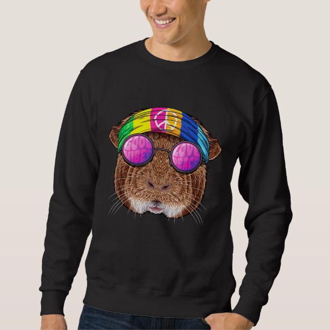 Sudadera Signo de Hippie Anima de Hippie Amo de la Paz en G (Anverso)
