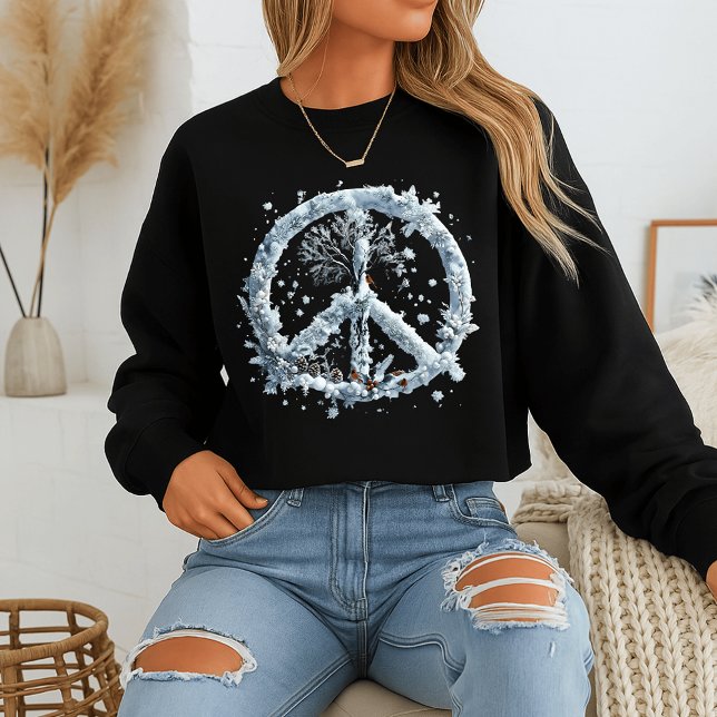 Sudadera Signo de la paz del invierno Camisas sudorosas de  (Subido por el creador)