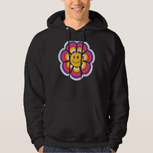 Sudadera Signo de paz amor 60 años 70 tinte de tinte hippie