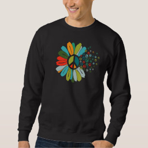 Sudadera Signo de paz Amor 60s 70s Tye Dye Hippie Costume 2