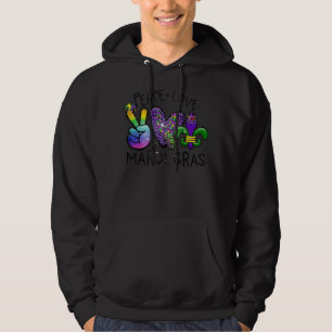 Sudadera Signo de paz Corazón Fleur De Lys Hippie Paz Mamáe