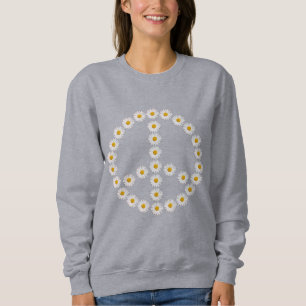 Sudadera signo de paz daisies daisy boho
