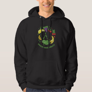 Sudadera Signo de paz de amor vegetariano Veggie Vega
