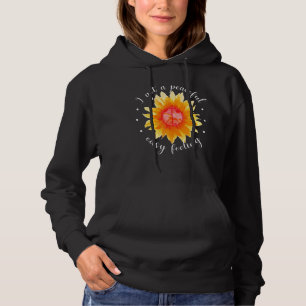 Sudadera Signo de paz de girasol Tengo Un Sentimiento Pacíf