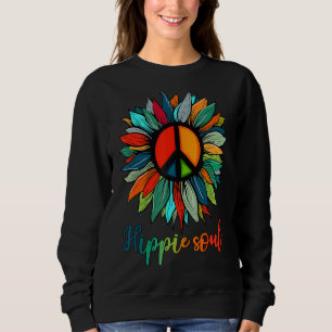 Sudadera Signo de paz de margarita Hippie Soul