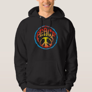 Sudadera Signo de paz hippie de los años 70