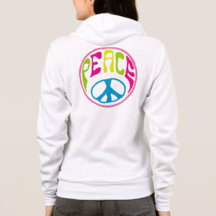 Sudadera Signo de paz hippy