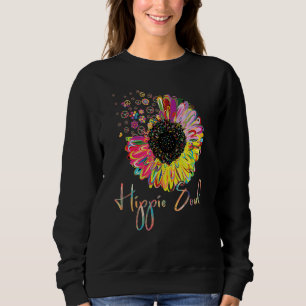 Sudadera Signo de paz margarita amor Hippie Soul Flor de 60
