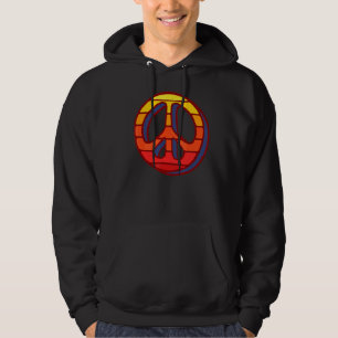 Sudadera Signo de paz Minimalista Sencillo Sesenta años 60 